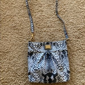 Marc Jacobs snakeskin cross body purse